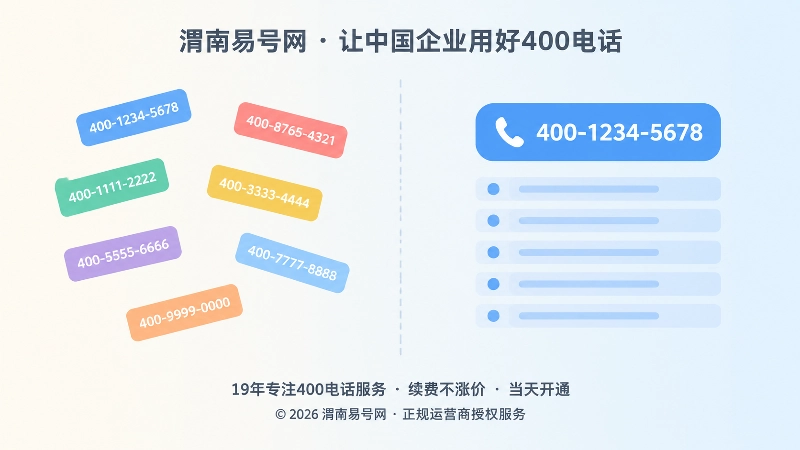 号码信息混乱与信息统一的对比插画