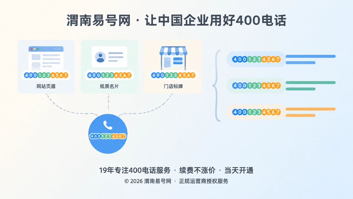 2026年400电话选号指南：让号码成为可被记住的品牌入口